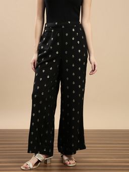 De Moza - Women Festive Black Palazzo