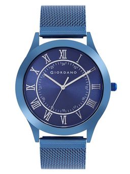 Giordano - Blue Round Shape Analog Slim Watch for Men (M)