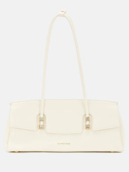 U.S. POLO ASSN. - Bambi Off White shoulder bag Handbag with Dual Compartments