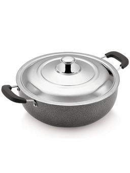 MAGNUS - Optima Non-Stick Kadhai with Bakelite Handle -2.5 L -3 mm Thick
