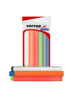 Vector X - Rubber Cricket Bat Grip (Set of 6)