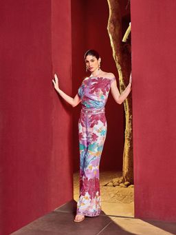 MANDIRA WIRK - Multicolor Sequin Romance Jumpsuit