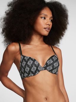 Victoria's Secret - Pink Wear Everywhere Push-Up Bra Navy Blue