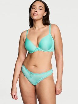 Victoria's Secret - Dream Angels Smooth and Lace Push-Up Bra Blue