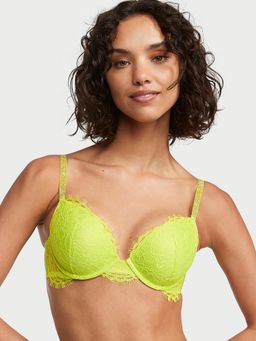 Victoria's Secret - Very Sexy Shine Strap Lace Push-Up Bra Green