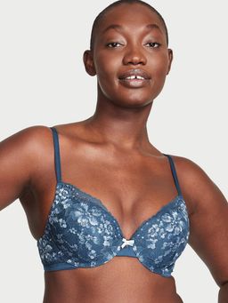 Victoria's Secret - Lace Push-Up Perfect Shape Bra Blue