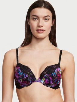 Victoria's Secret - Very Sexy Shine Strap Lace Trim Push-Up Bra Multi-Color