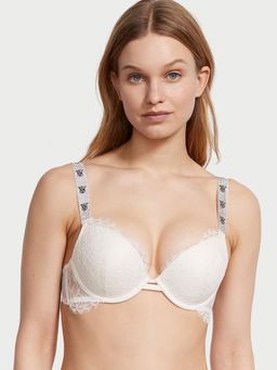 Victoria's Secret - Very Sexy Shine Strap Lace Push-Up Bra White