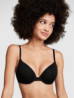 Victoria's Secret - Pink Wear Everywhere Push-Up Bra Black