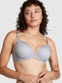 Victoria's Secret - Pink Wear Everywhere Push-Up Bra Grey