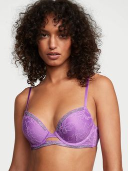 Victoria's Secret - Very Sexy Shine Cradle Lace Push-Up Bra Purple