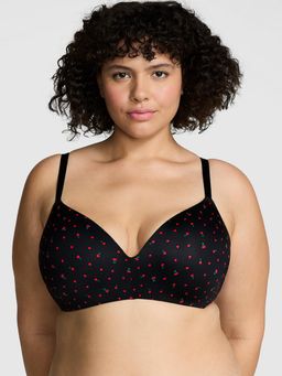 Victoria's Secret - Pink Wear Everywhere Wear Push-Up Wireless Bra Black
