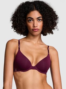 Victoria's Secret - Pink Wear Everywhere Wear Super Push-Up Bra Wine