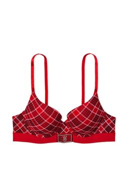 Victoria's Secret - The T-Shirt Shine Patch Perfect Shape Bra Red