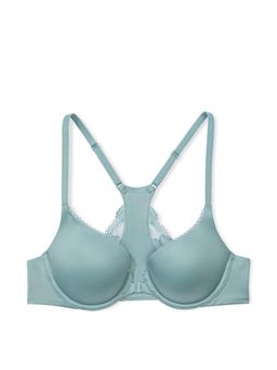 Victoria's Secret - Perfect Shape Lace Racerback Push-Up Bra Blue