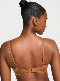 Victoria's Secret - Very Sexy Smooth Lace-Trim Push-Up Bra Brown