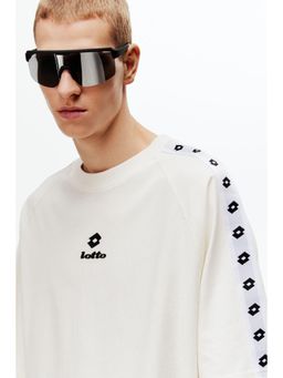 H&M - Men White Oversized Fit Cotton T-Shirt