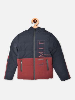 CRIMSOUNE CLUB - Boy Multi Color Block Hooded Jacket