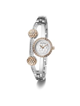 Guess - Silver Round Dial Analog Womens Watch - Gw0756L3 (M)
