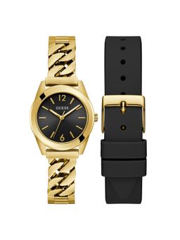 Guess - Black Round Dial Analog Womens Watch - Gw0845L2 (M)