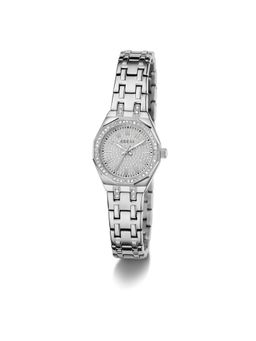 Guess - Silver Round Dial Analog Womens Watch - Gw0931L1 (M)