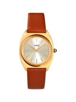 Timex - Milano Tonneau 21mm Champagne Dial Analog Women Watch - TW2T89900UJ