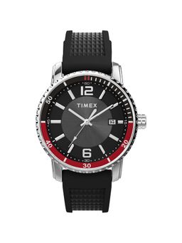 Timex - Black Round Dial Analog Mens Watch - Tw2W606007I (M)