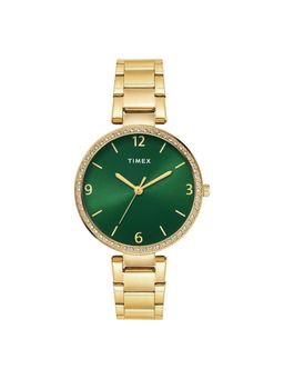 Timex - Trendline Round 21mm Green Dial Analog Women Watch - TWEL18719