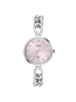 Timex - Fria Round 21mm Pink Dial Analog Women Watch - TWEL23800