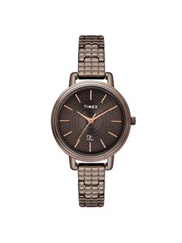 Timex - Fria Round 21mm Brown Dial Analog Women Watch - TWEL23903