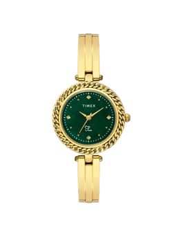 Timex - Fria Green Round Dial Analog Womens Watch - Twel24103 (M)