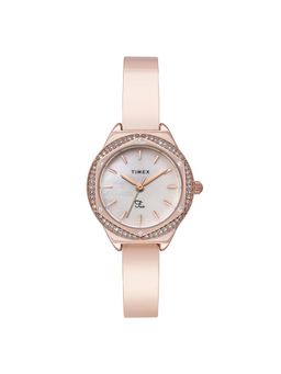 Timex - Fria Round 21mm White Dial Analog Women Watch - TWEL24201