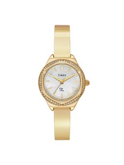 Timex - Fria White Round Dial Analog Womens Watch - Twel24202 (M)