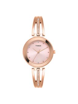 Timex - Pink Round Dial Analog Womens Watch - Twtl10323 (M)