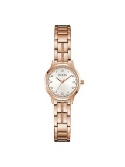 Guess - White Round Dial Analog Womens Watch - U1458L4M (M)