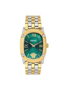VERSACE - Greca Couture 29X40 Mm Green Dial Women Analog Watch- Ve1B01225 (M)