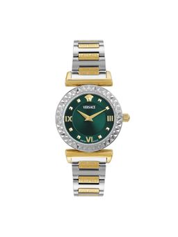 VERSACE - Vegfa Mini Vanity 27 Mm Green Dial Women Analog Watch- Vegfa0625 (M)