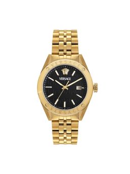 VERSACE - Vekha Athletics 3 Hands 41 Mm Black Dial Men Analog Watch- Vekha0725 (M)