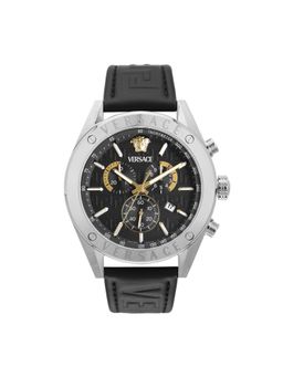 VERSACE - Athletics Vekja 44 Mm Black Dial Men Chrono Watch- Vekja0225 (M)
