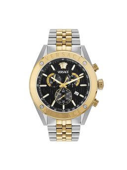 VERSACE - Athletics Vekja 44 Mm Black Dial Men Chrono Watch- Vekja0525 (M)