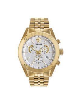 VERSACE - Athletics Chrono Vekja 44 Mm White Dial Men Chrono Watch- Vekja0725 (M)