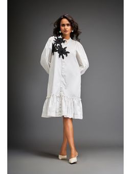 Deepika Arora - White Knee Length Dress