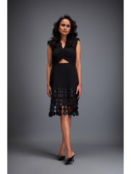 Deepika Arora - Black Knee Length Dress