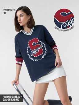 The Souled Store - Originals: Varsity Women Oversized T-Shirts