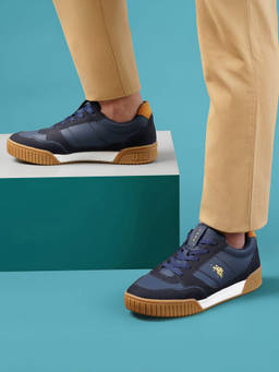 U.S. POLO ASSN. - Men Navy Blue REVER 2.0 Stylish Sneakers