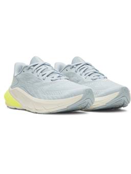 Under Armour - Womens Grey Charged+ Turbulence 3 Running Shoes