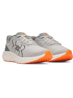 Under Armour - Mens Grey Ascend Big Logo Running Shoes