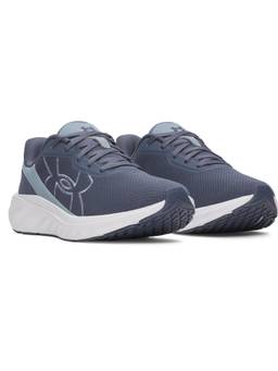 Under Armour - Womens Navy Blue Ascend Big Logo Running Shoes