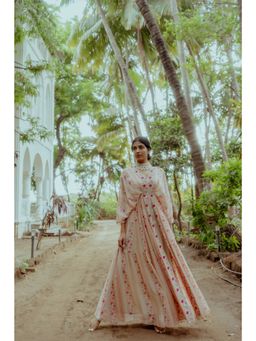 Paulmi & Harsh - Rose Border Printed Kaftan
