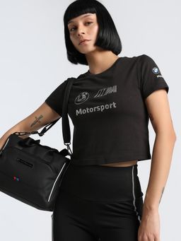 Puma - BMW M Motorsport Logo Crop Women's Black Tshirt
